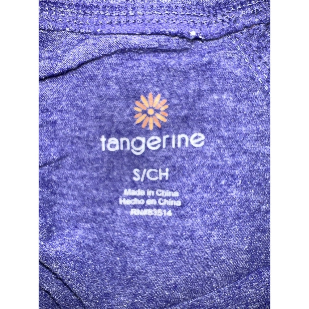 Tangerine Woman's Purple Short Sleeve Active Tee Shirt Size S - Picture 3 of 3